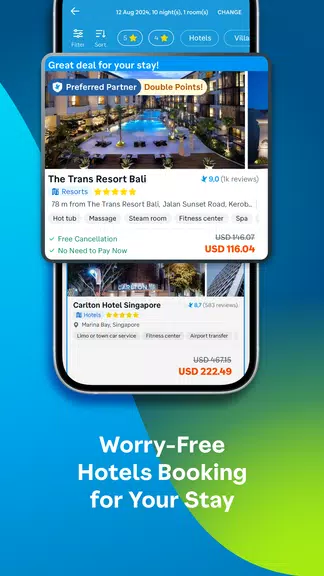 Schermata Traveloka: Book Hotel & Flight 3