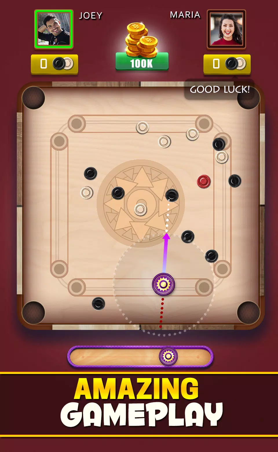 Carrom Club Captura de pantalla 2