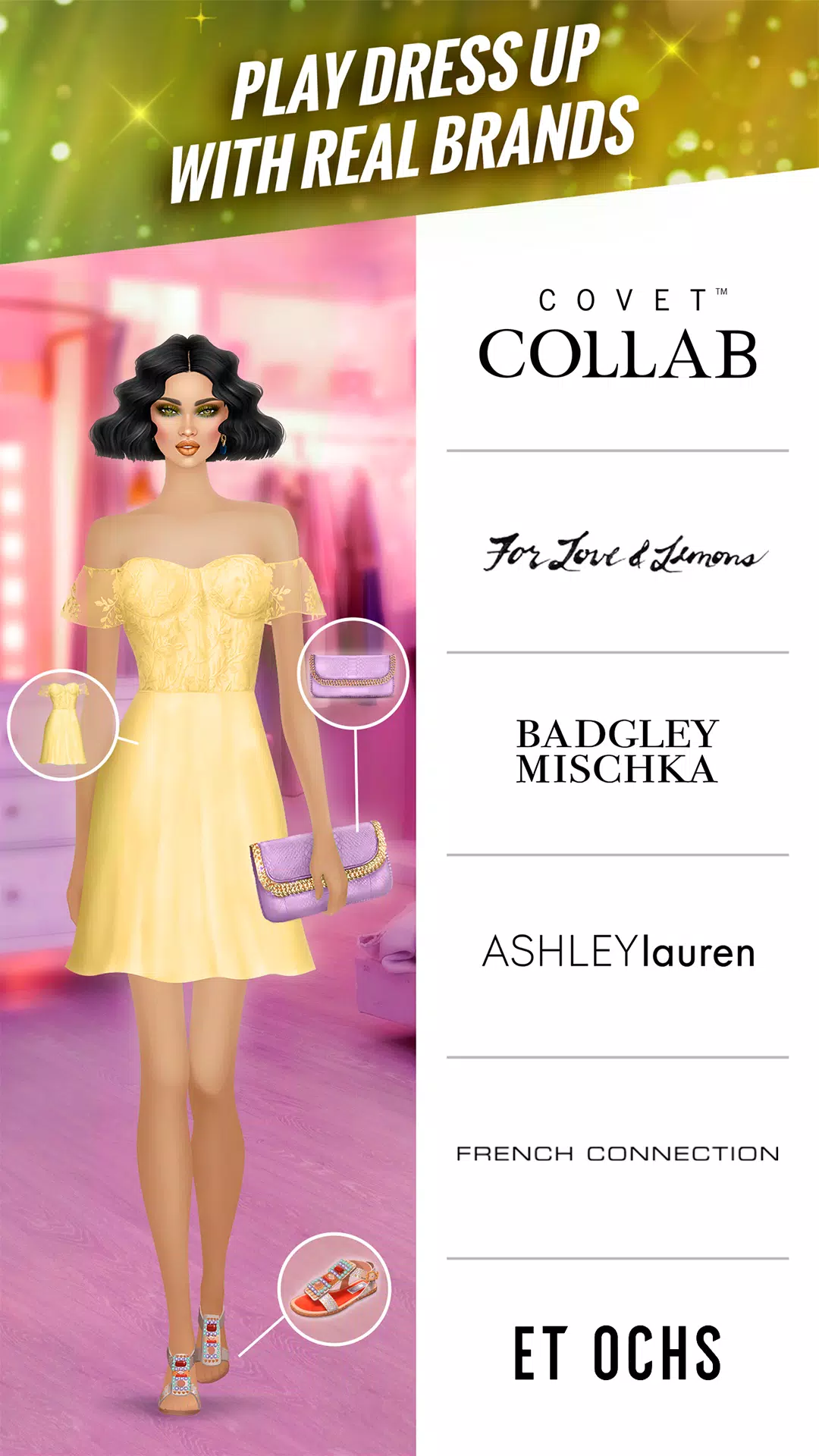 Covet Fashion: Dress Up Game Скриншот 1