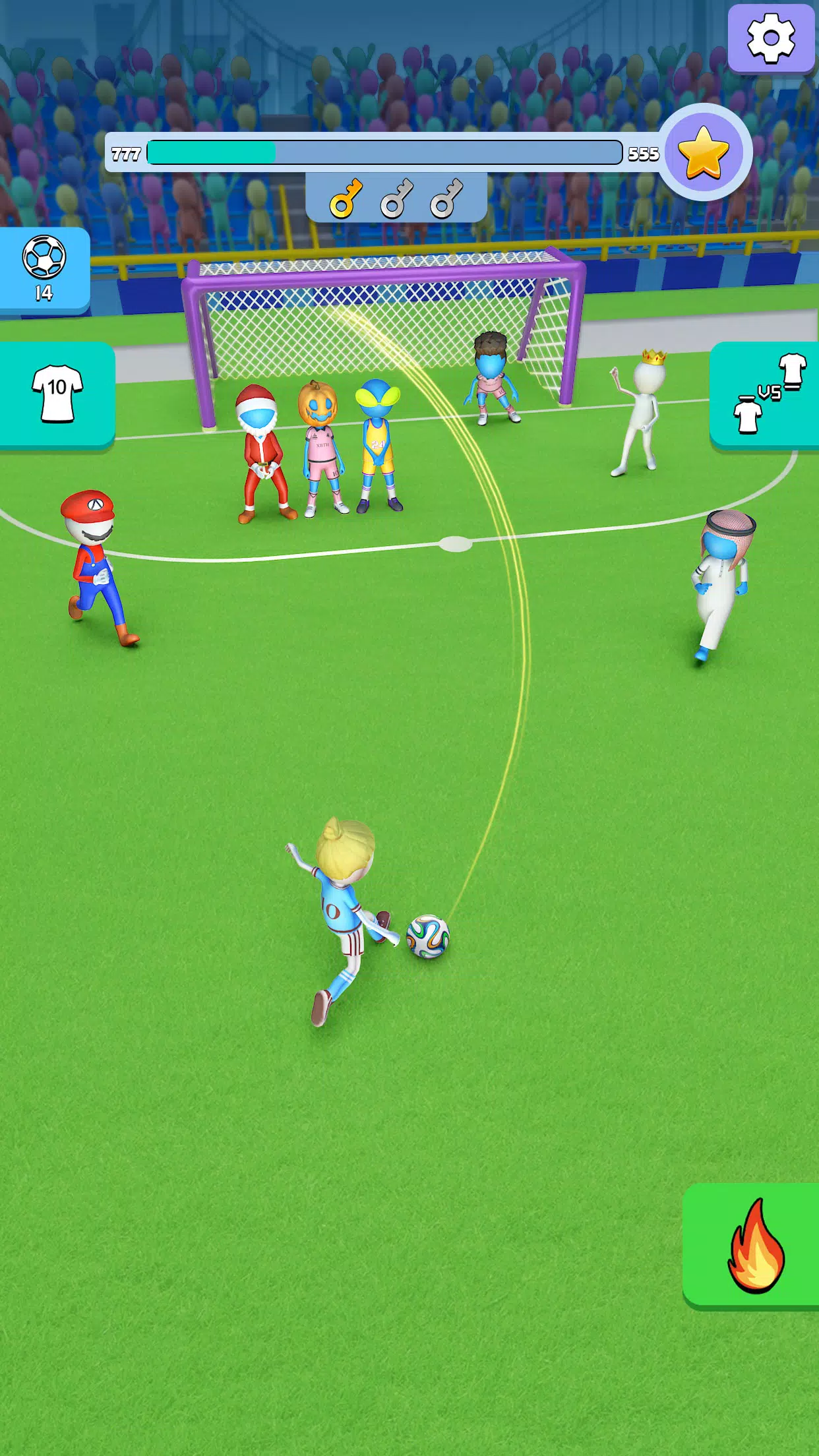 Kick It – Fun Soccer Game Скриншот 1