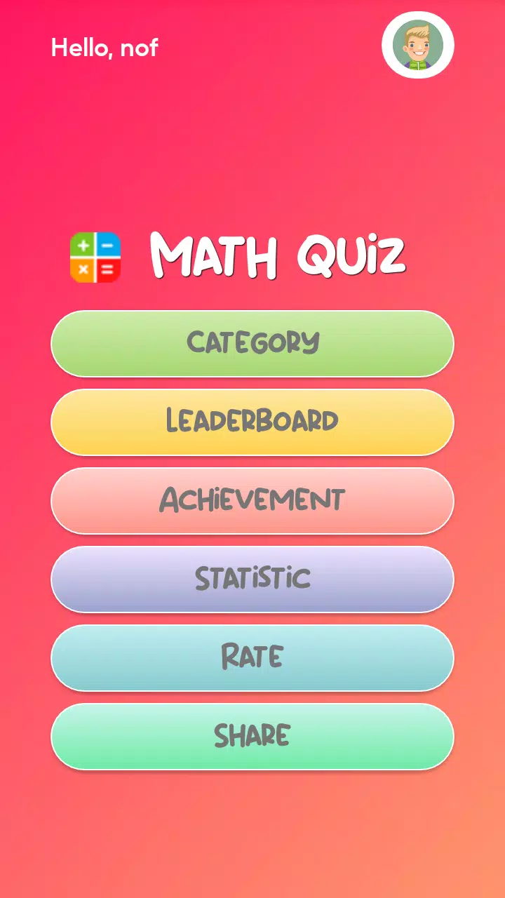 Math Quiz Ảnh chụp màn hình 0