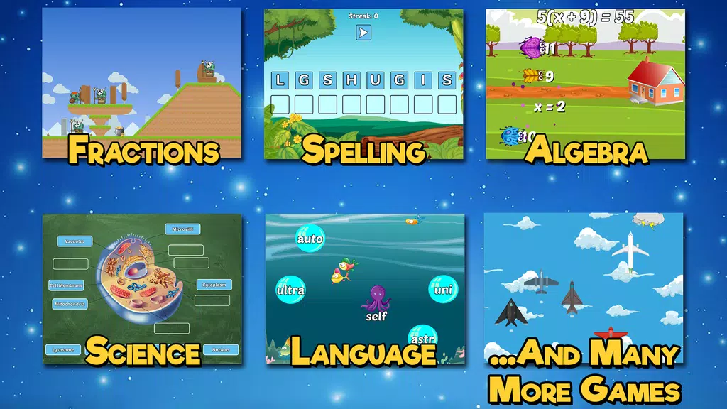 Fifth Grade Learning Games 螢幕截圖 0
