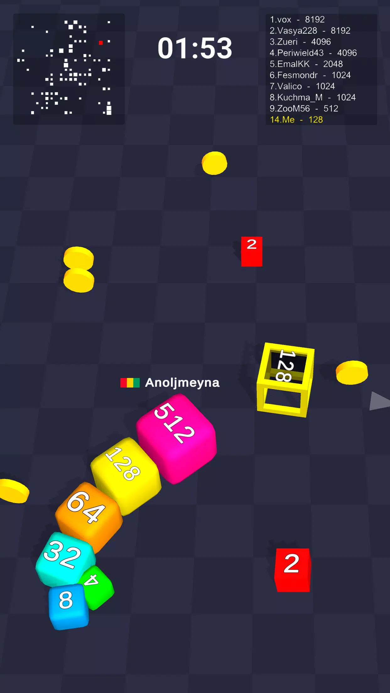 Cube Arena 2048 Zrzut ekranu 2