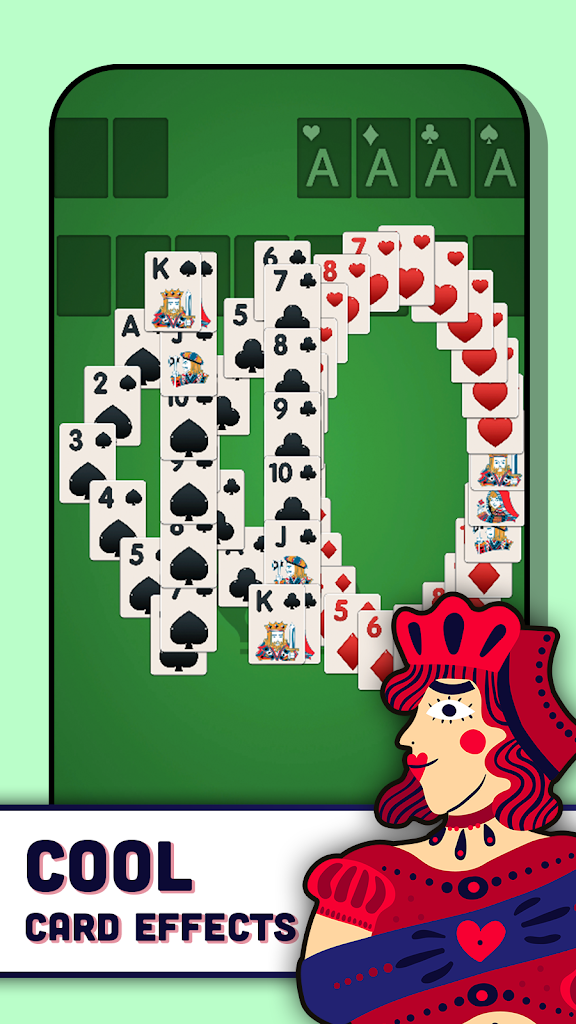 FreeCell Solitaire - Card Tangkapan skrin 3