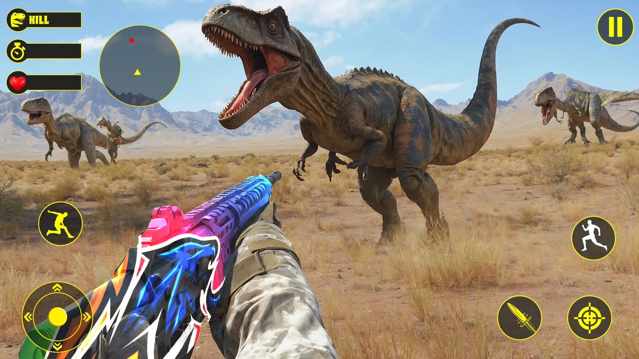 Deadly Dino Survival Simulator Captura de pantalla 1