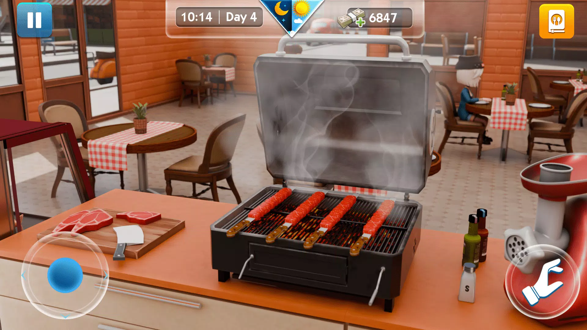 Kebab Food Chef Simulator Game 螢幕截圖 0
