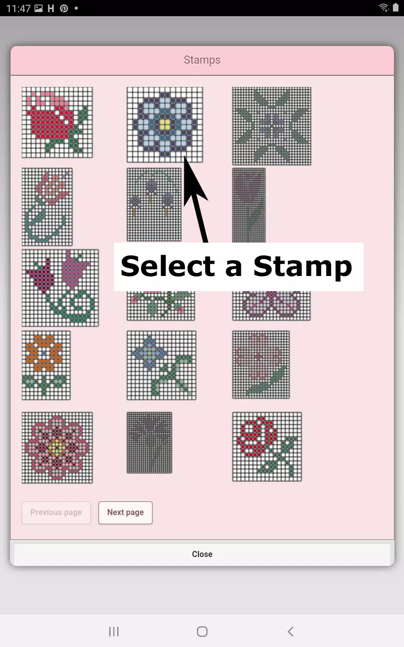 Cross Stitch Pattern Creator Tangkapan skrin 3
