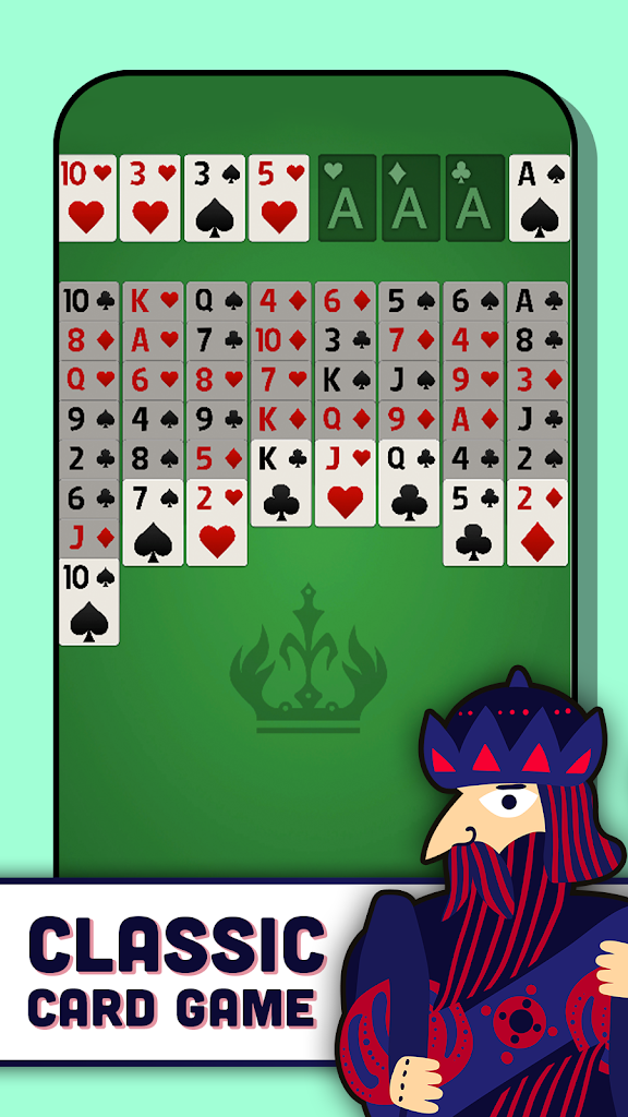 FreeCell Solitaire - Card Tangkapan skrin 1