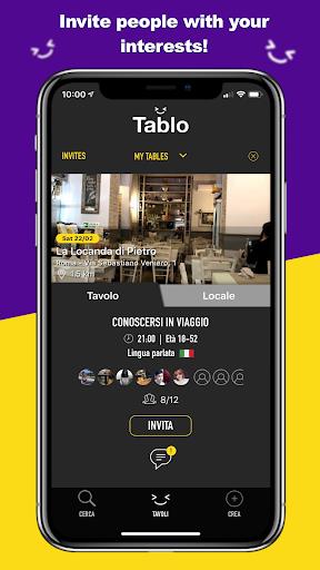 Tablo - social eating Скриншот 1