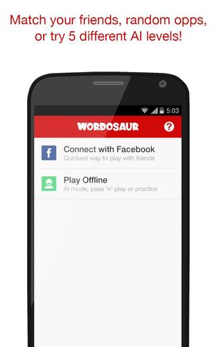 Wordosaur স্ক্রিনশট 1