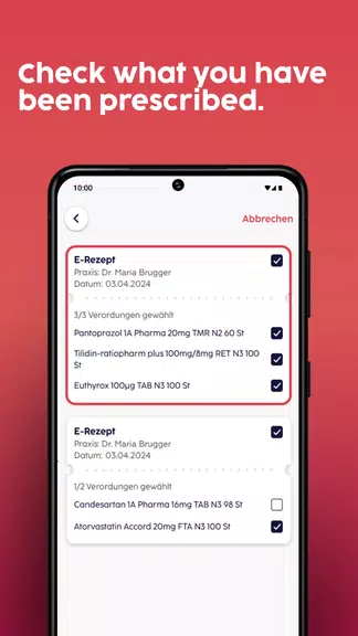 gesund.de - E-Prescription App 스크린샷 2