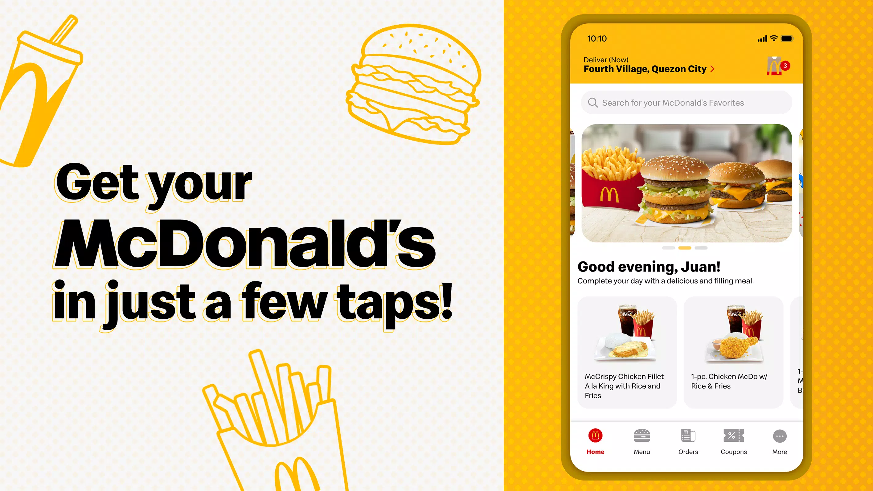 McDelivery PH Ekran Görüntüsü 0