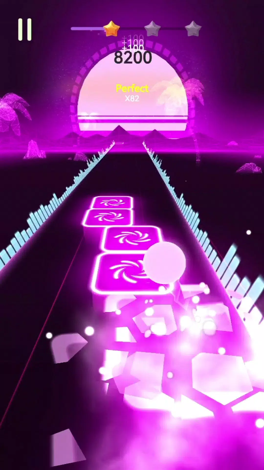 Music Ballz Hop Captura de tela 2