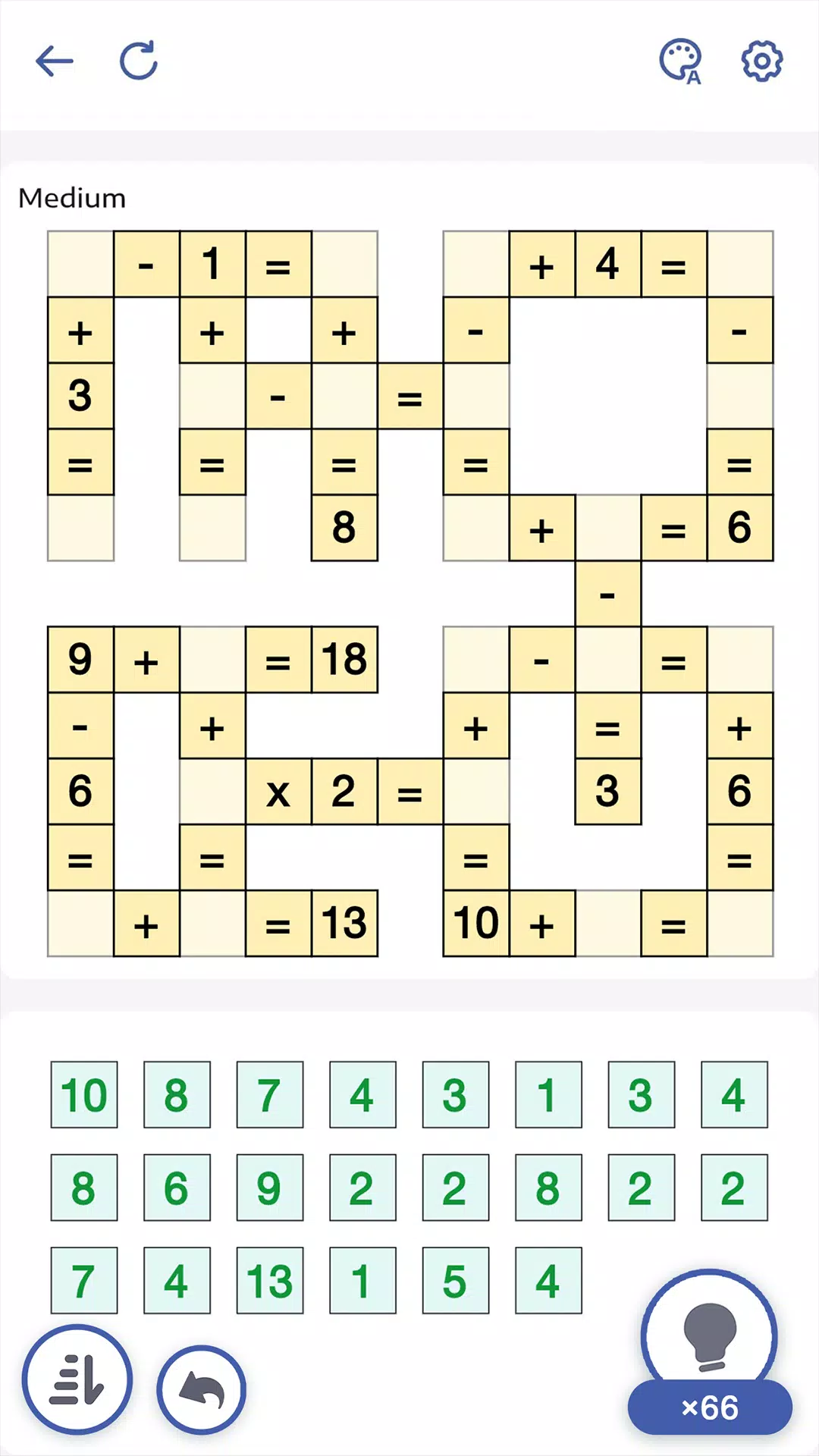 Crossmath - Math Puzzle Games Screenshot 2