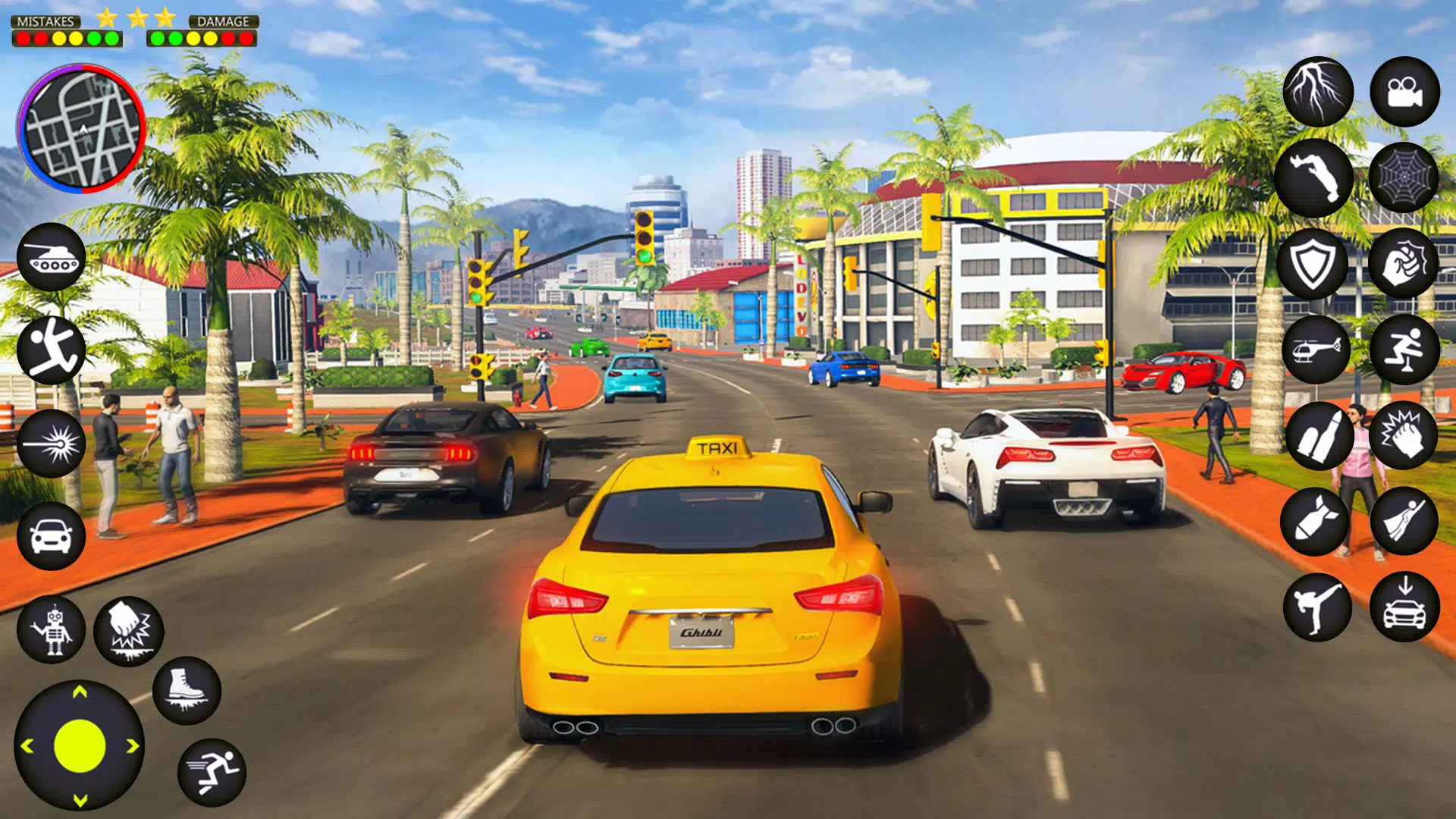 Taxi Driving: 3D Crazy Parking Скриншот 3