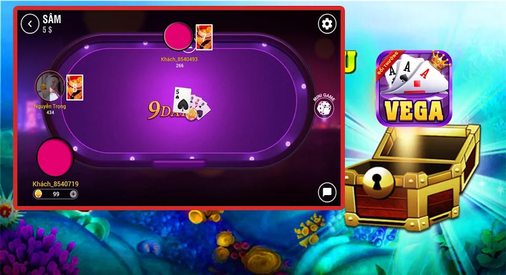 VEGA - Game danh bai doi thuong Zrzut ekranu 1