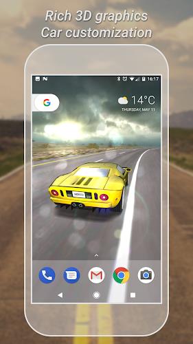3D Car Live Wallpaper Lite スクリーンショット 2