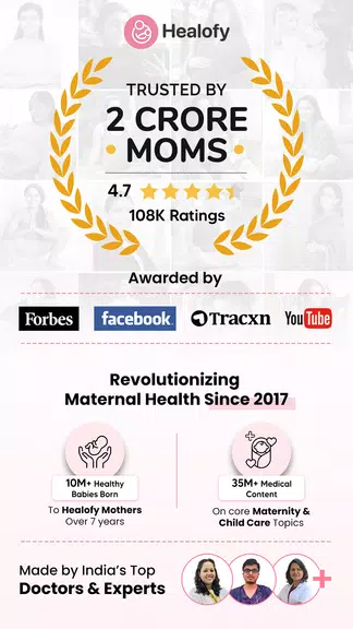 Healofy Pregnancy & Parenting Ekran Görüntüsü 0