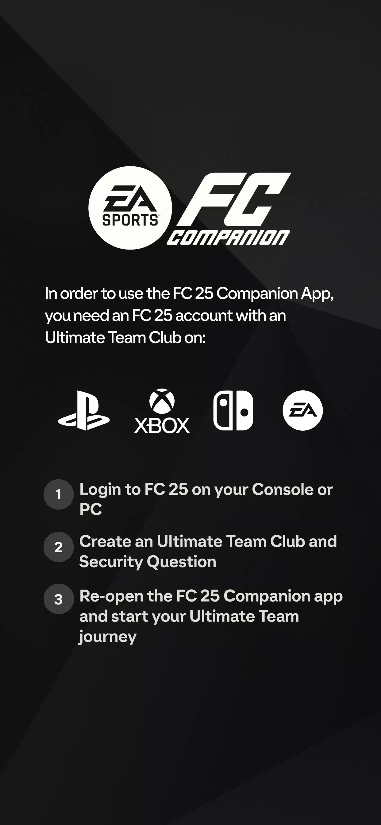 EA SPORTS FC™ 25 Companion Скриншот 0