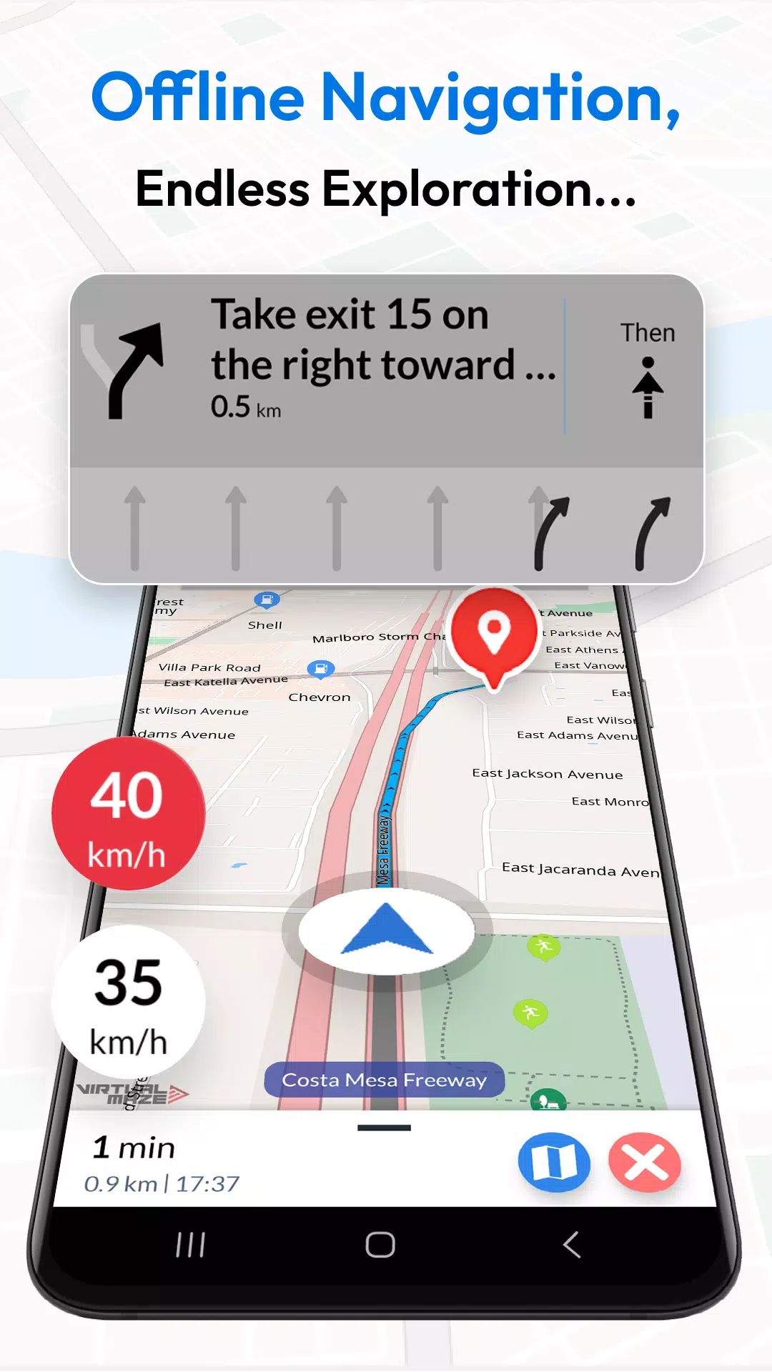 Offline Map Navigation Ekran Görüntüsü 0