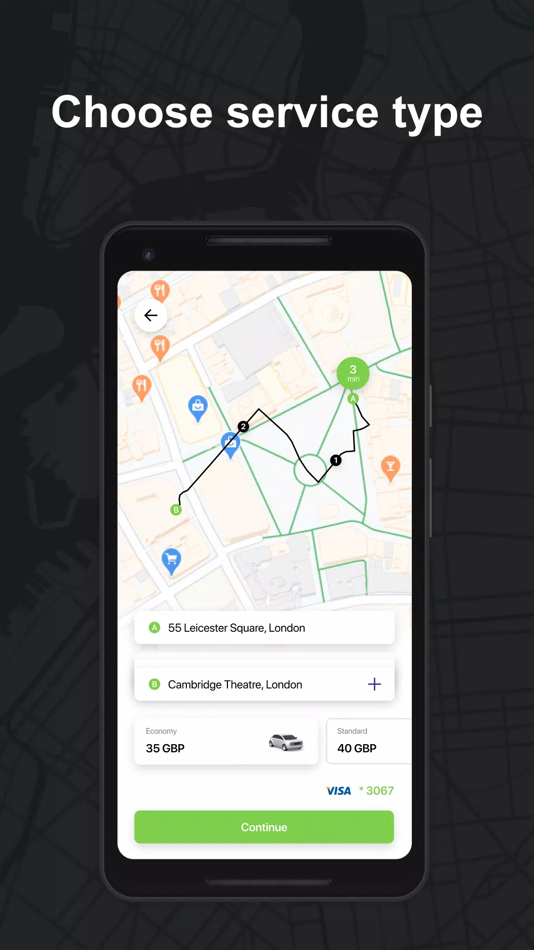 TaxiF - A Better Way to Ride Capture d'écran 2