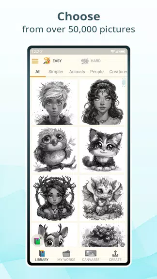 Pixel Dye: Color by number 螢幕截圖 1