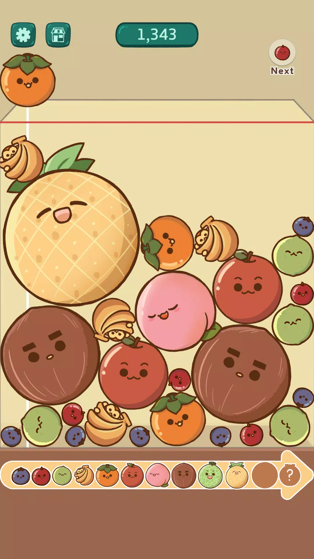 QS Monkey Land : Fruit Merge Screenshot 1