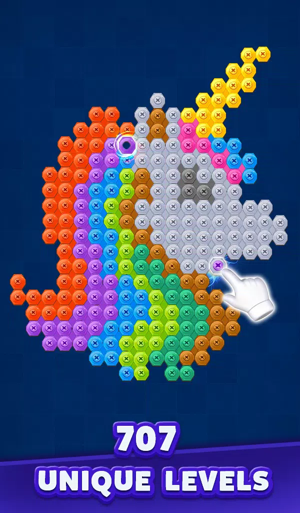 Nuts & Bolts 3D: Screw Puzzle 螢幕截圖 1