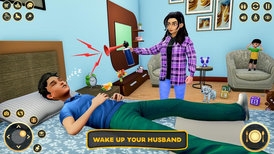 Mom Simulator Family Games 3D Ekran Görüntüsü 0