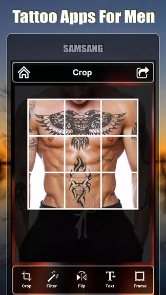 Tattoo design apps for men 螢幕截圖 1