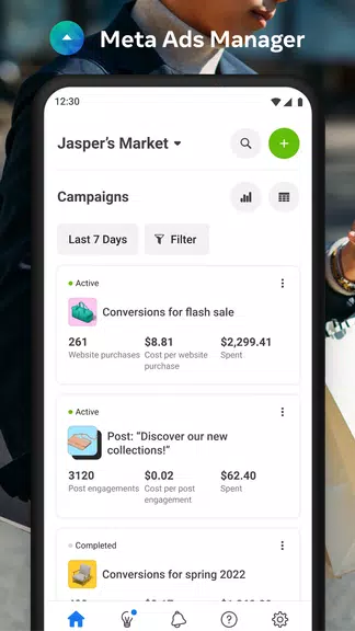 Meta Ads Manager Schermafbeelding 0