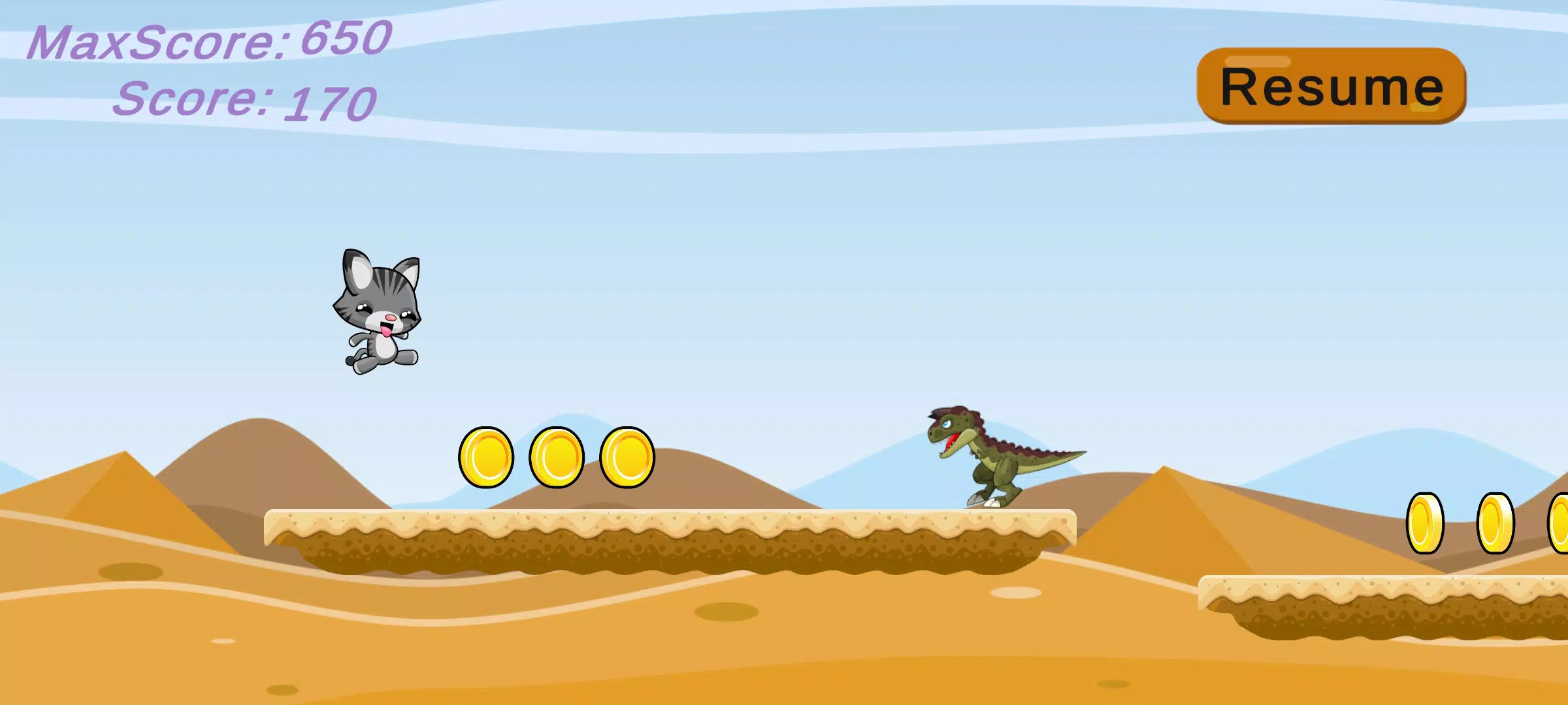 Cat Runner Adventure スクリーンショット 2