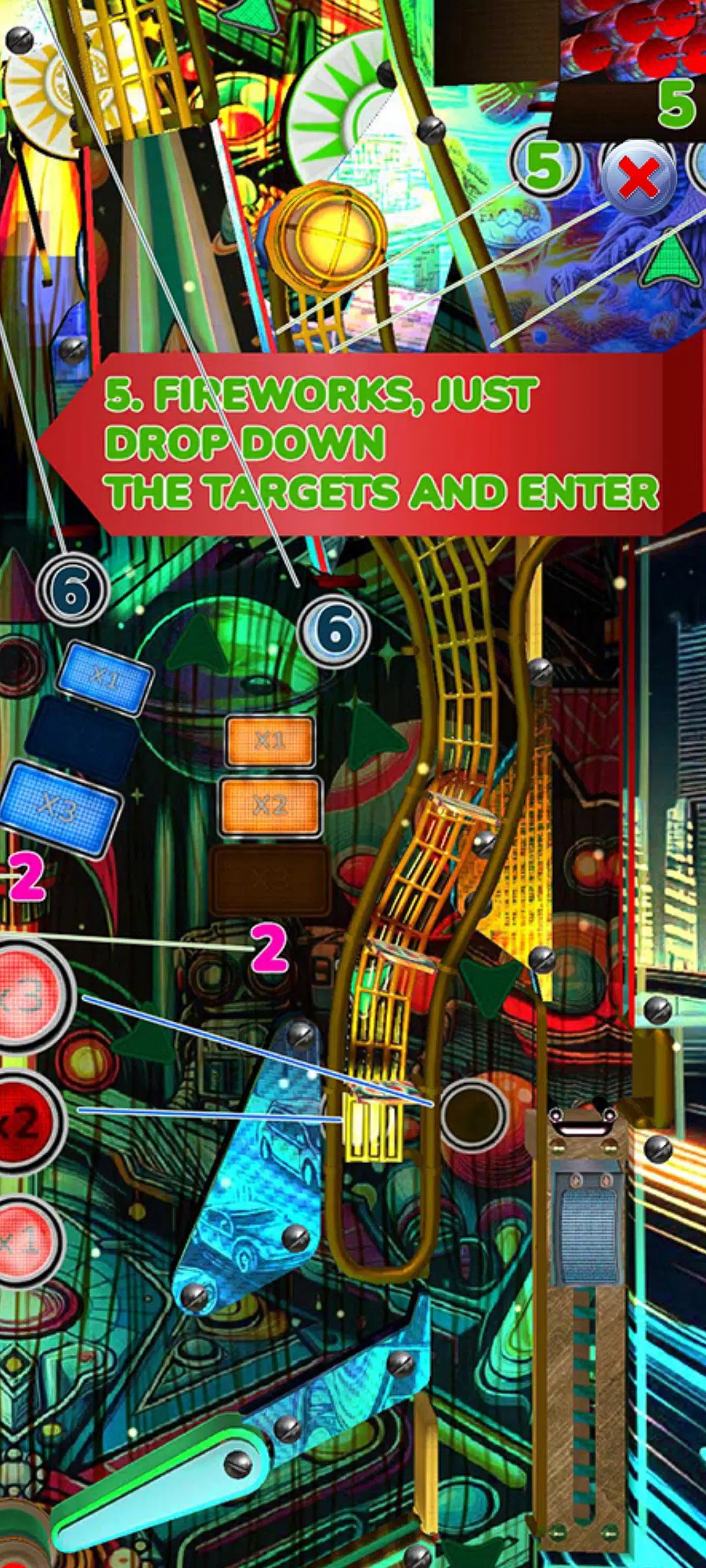 Pinball Neon Captura de pantalla 2