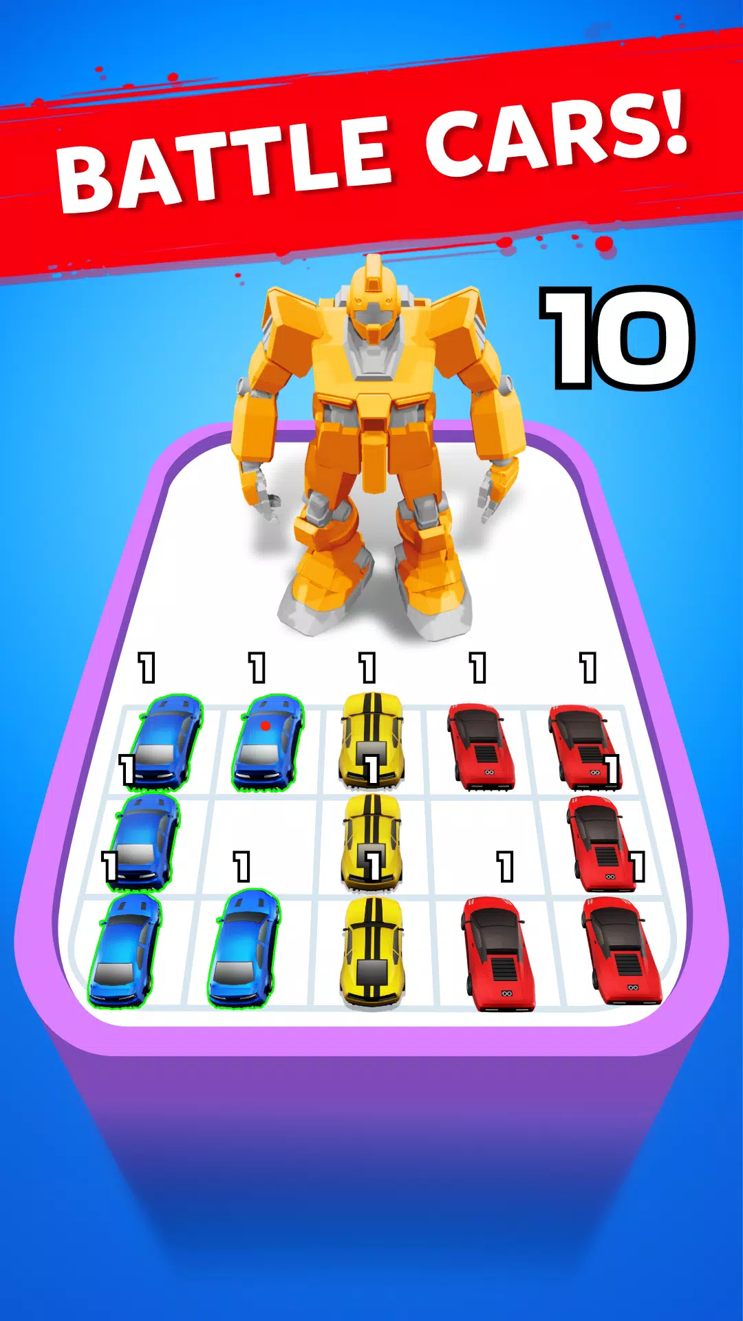 Robot Merge Master: Car Games应用截图第1张