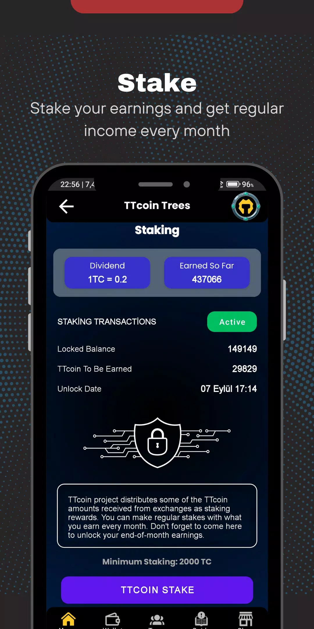 TTcoin Trees Capture d'écran 2