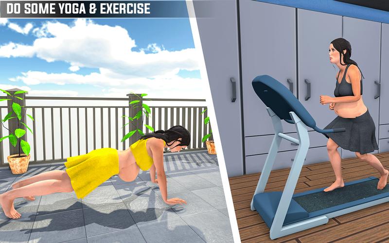 Jogo de Grávida 3D: Parto jogo Captura de tela 1