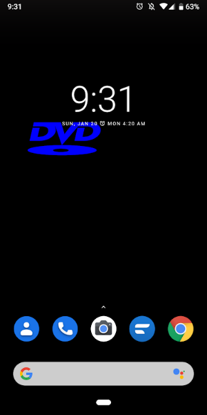 Bouncing DVD Screensaver Live Capture d'écran 1