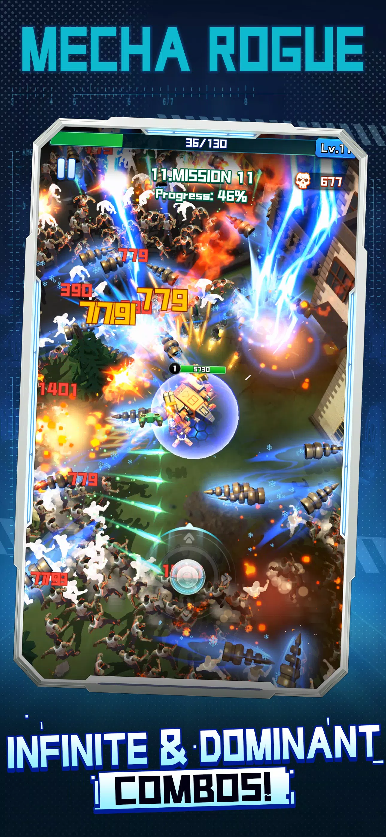 Mecha Rogue Tangkapan skrin 3