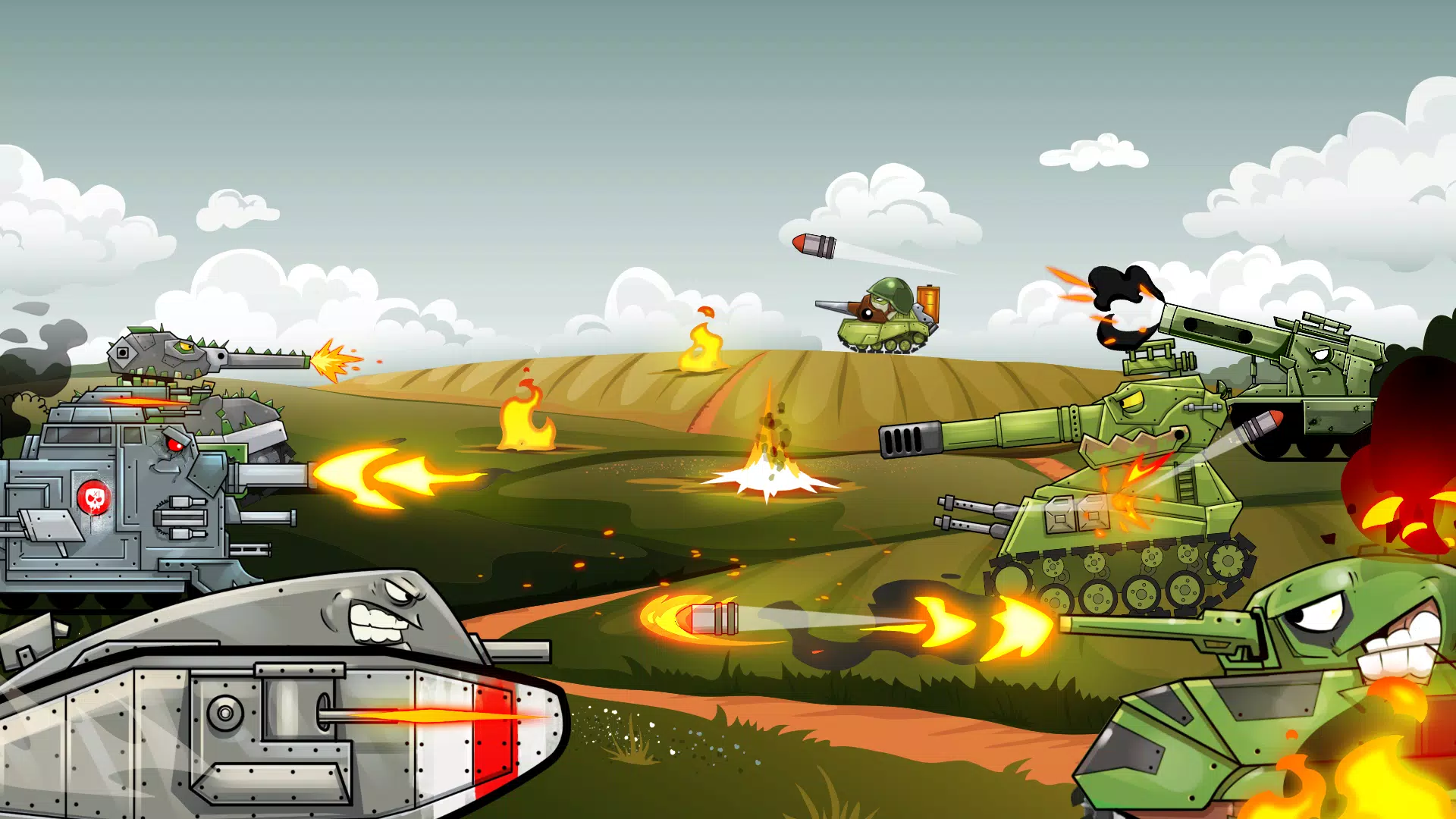 Merge Master Tanks: Tank wars 螢幕截圖 1