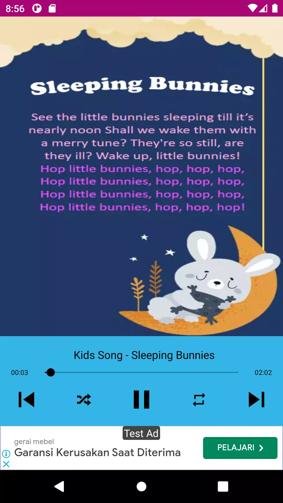 Schermata baby songs - nursery rhymes 1