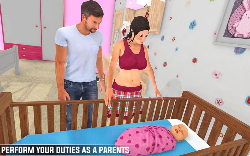 Jogo de Grávida 3D: Parto jogo Captura de tela 0