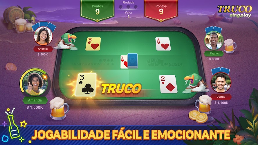 Truco ZingPlay: Jogo de cartas应用截图第1张