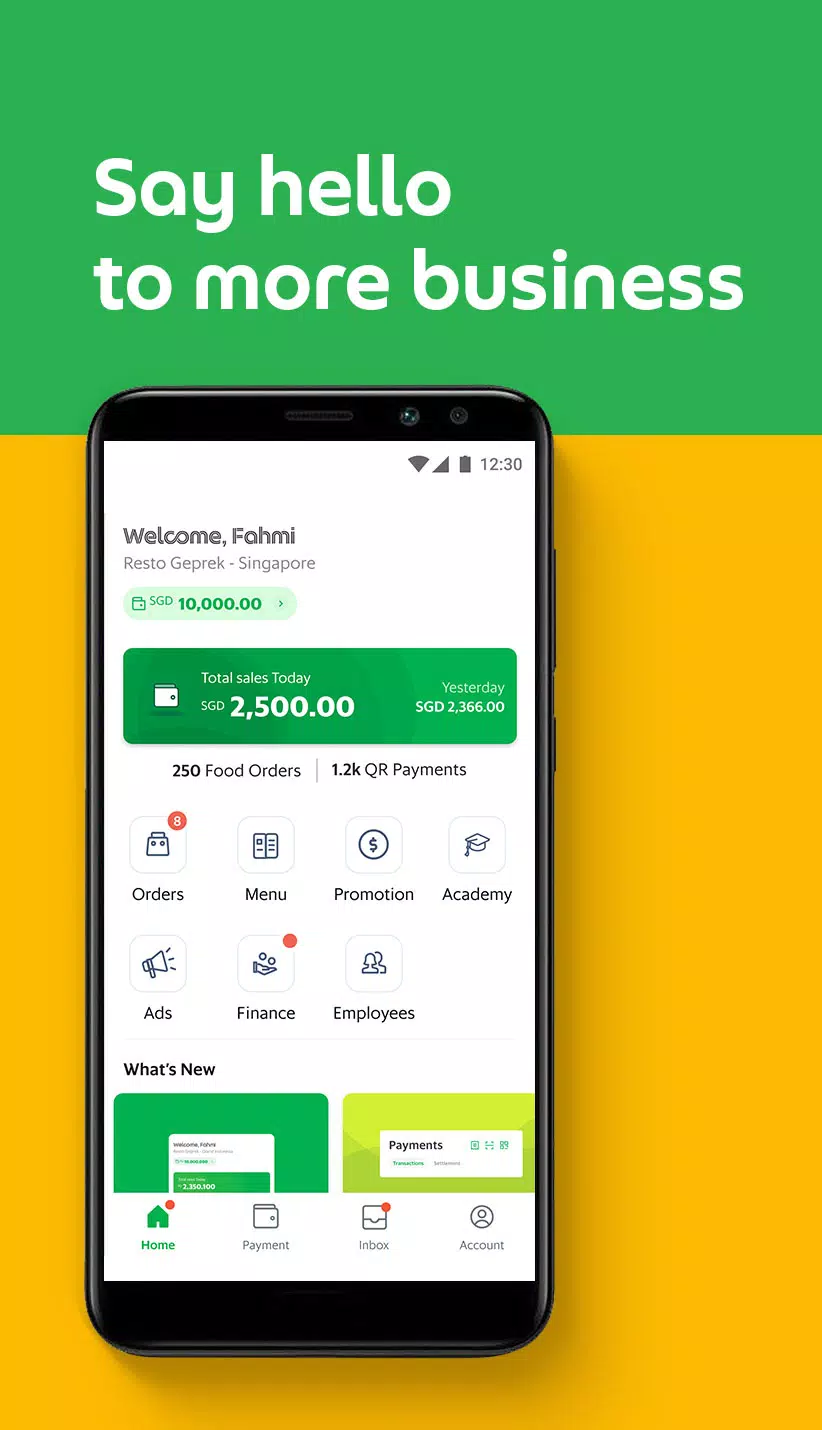GrabMerchant Ekran Görüntüsü 0