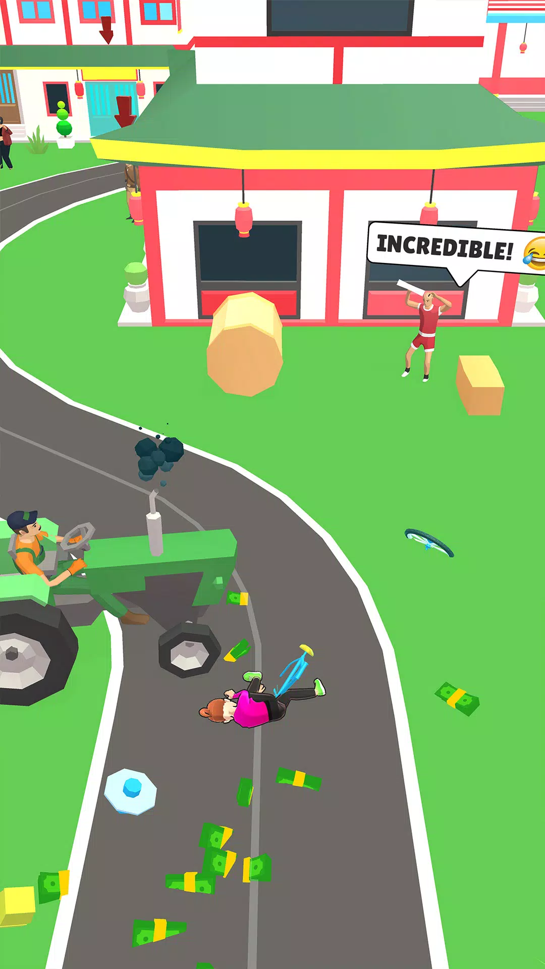 Paper Rider Delivery  Boy Game Ekran Görüntüsü 3