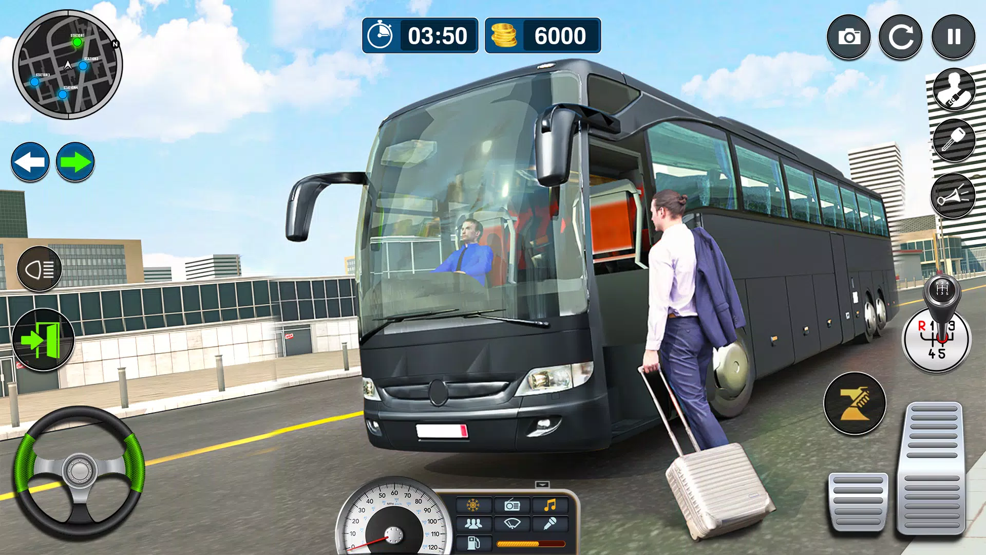 City Bus Steer Challenge Скриншот 1