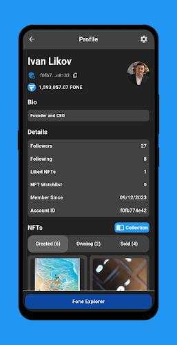 Fone Network AI, Earning, NFTs Ekran Görüntüsü 2