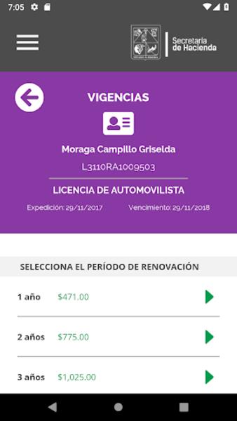 Recaudación Hacienda Sonora Screenshot 1