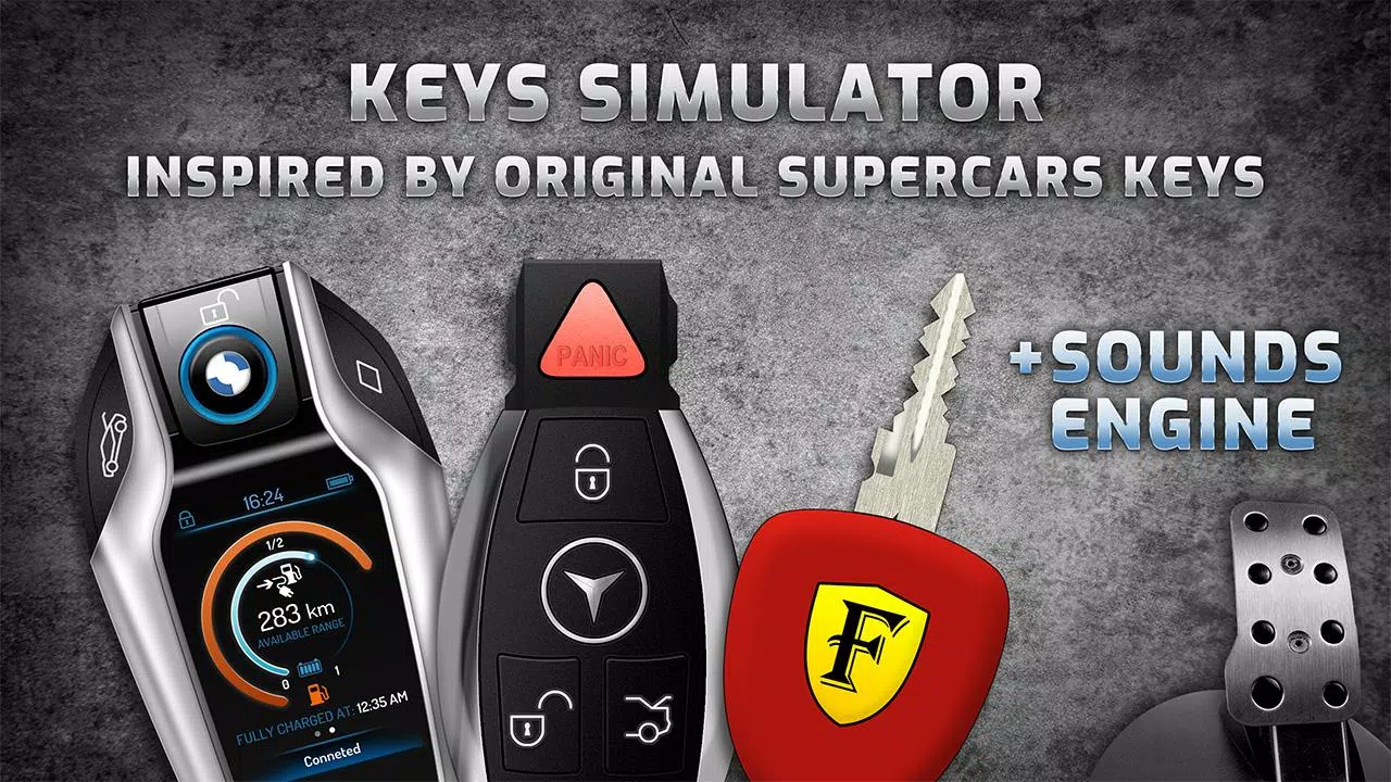 Keys simulator and cars sounds Tangkapan skrin 0