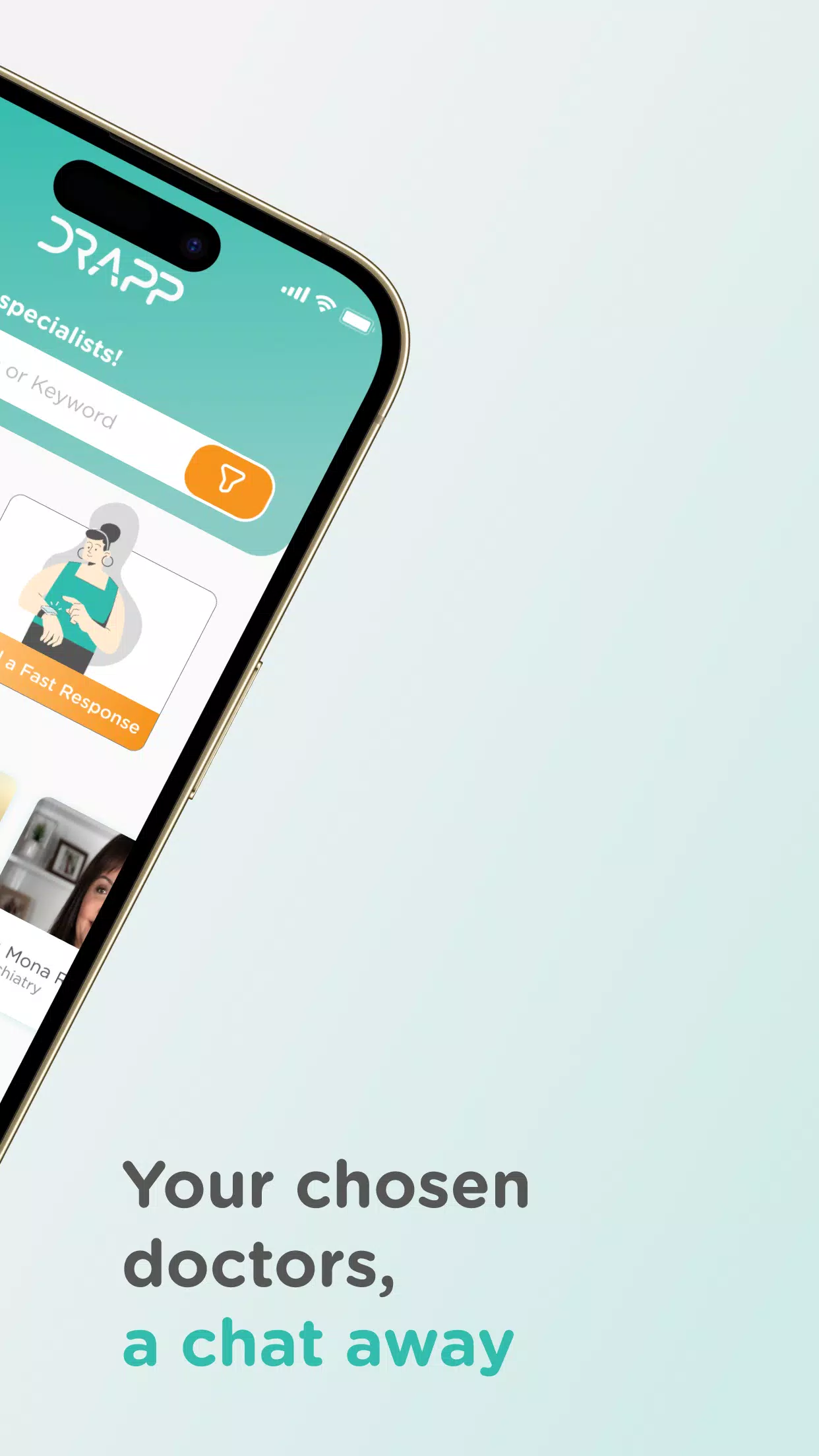 DRAPP –Telehealth Made Easy Ekran Görüntüsü 1