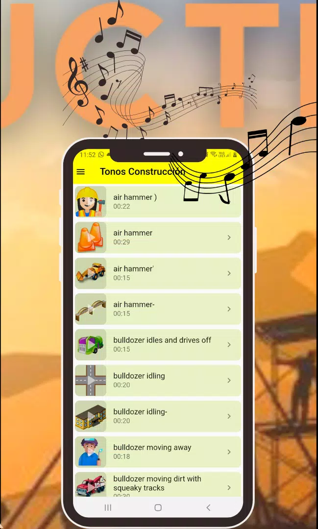 Construction Ringtones スクリーンショット 3